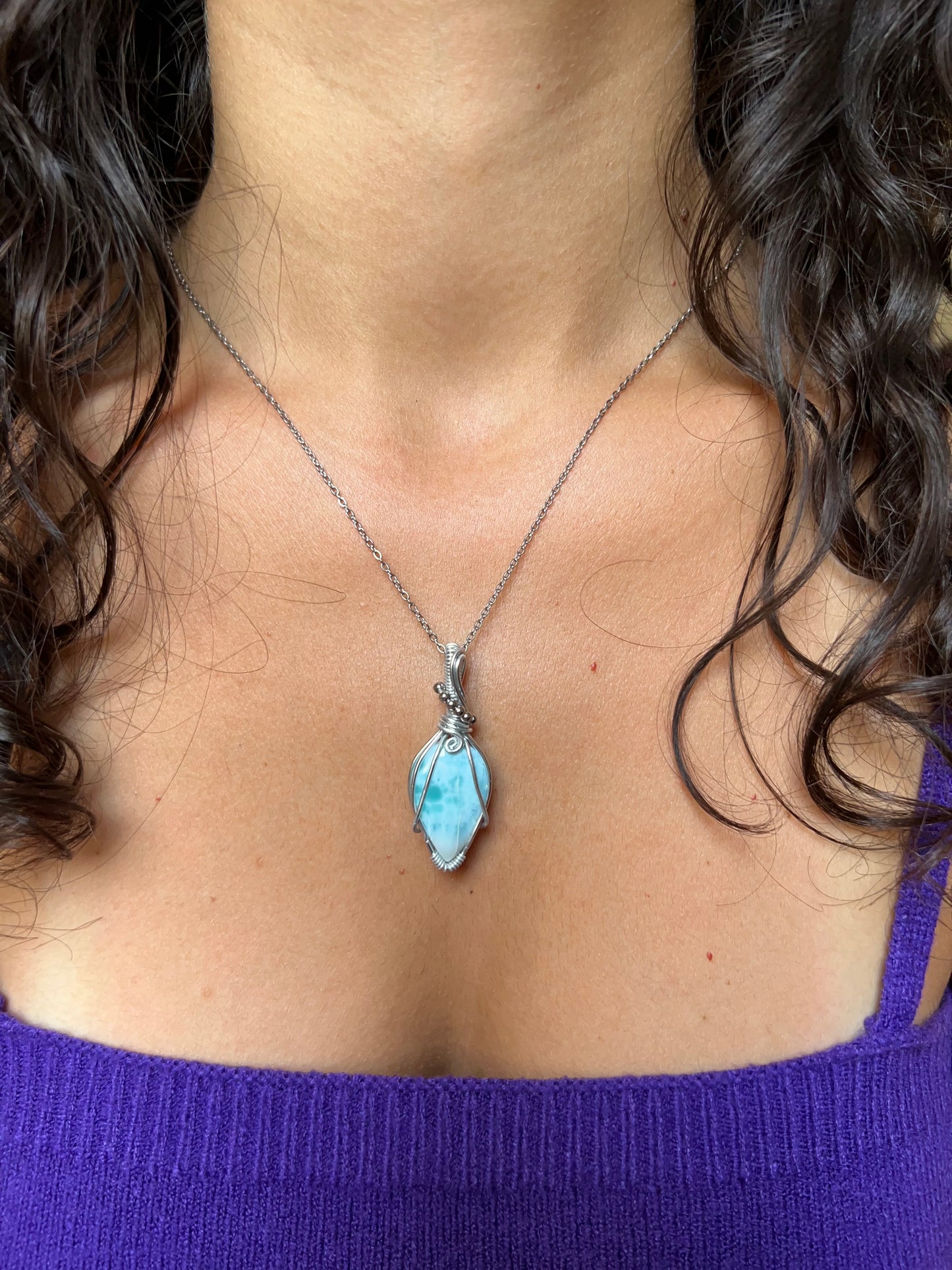 Collana in Larimar🌊