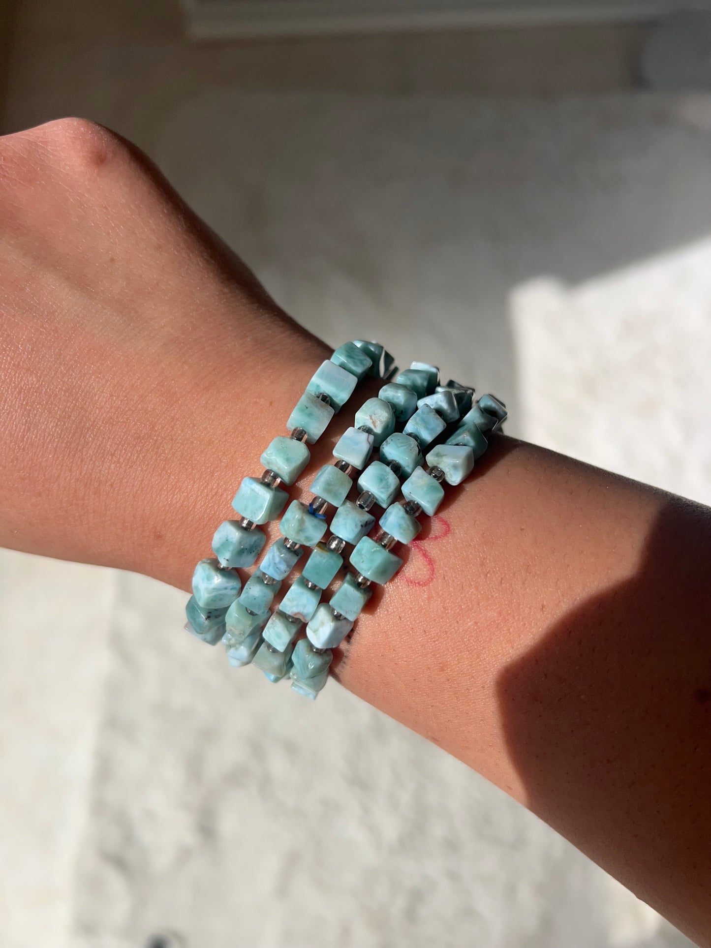 Bracciale square in Larimar🐬