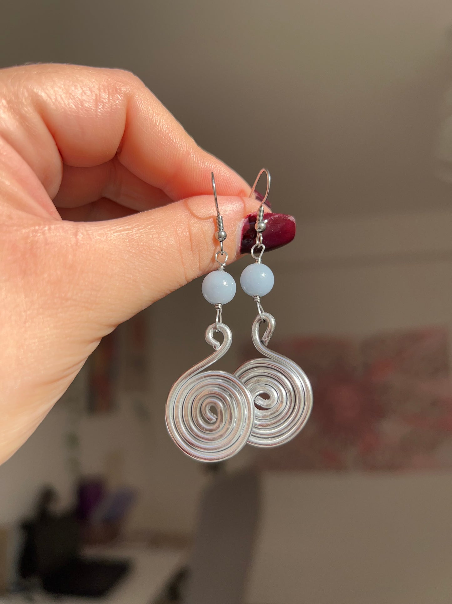 Orecchini in Angelite🪽