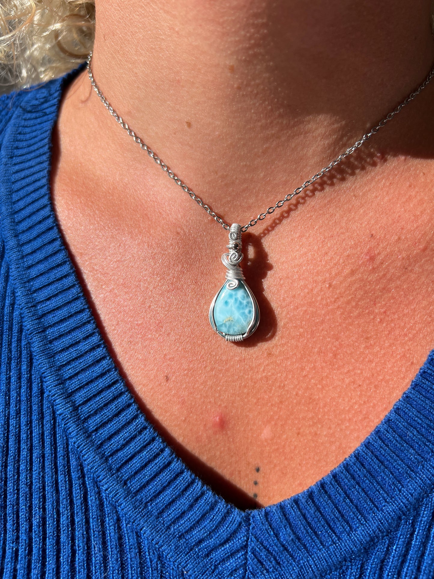 Collana in Larimar 10🌊