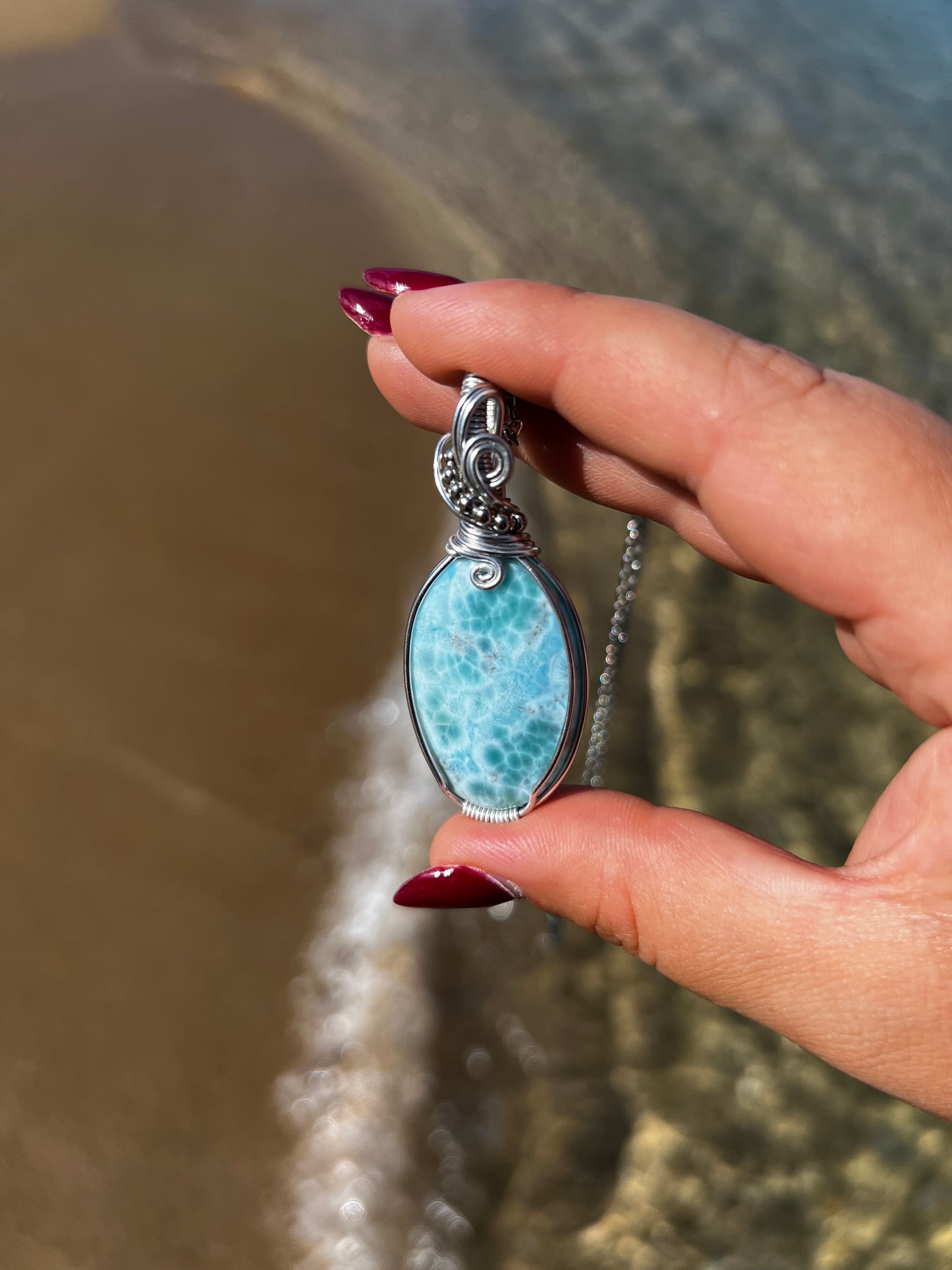 Collana in Larimar 7🌊