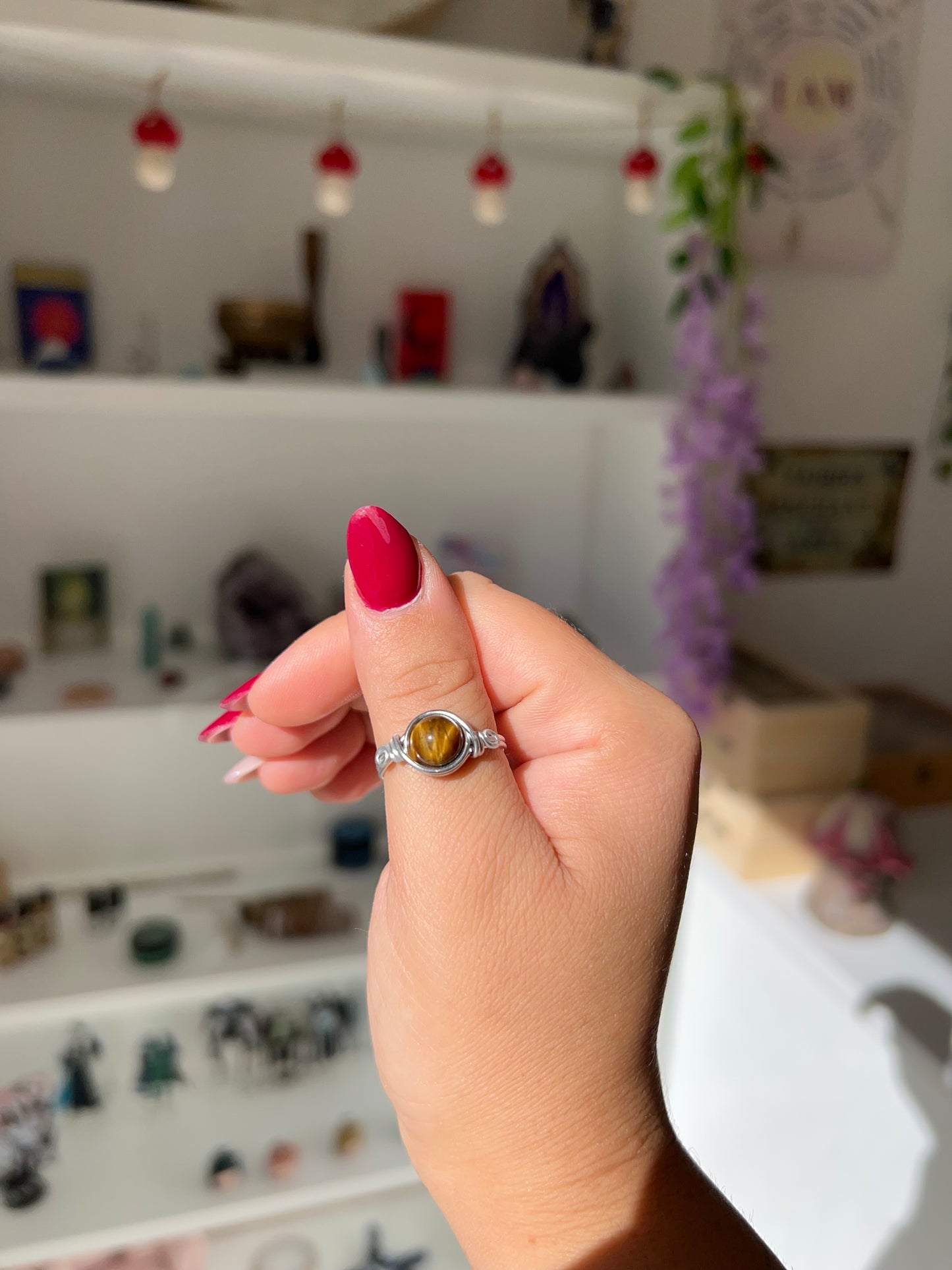 Anello Deva con Occhio di Tigre🤎