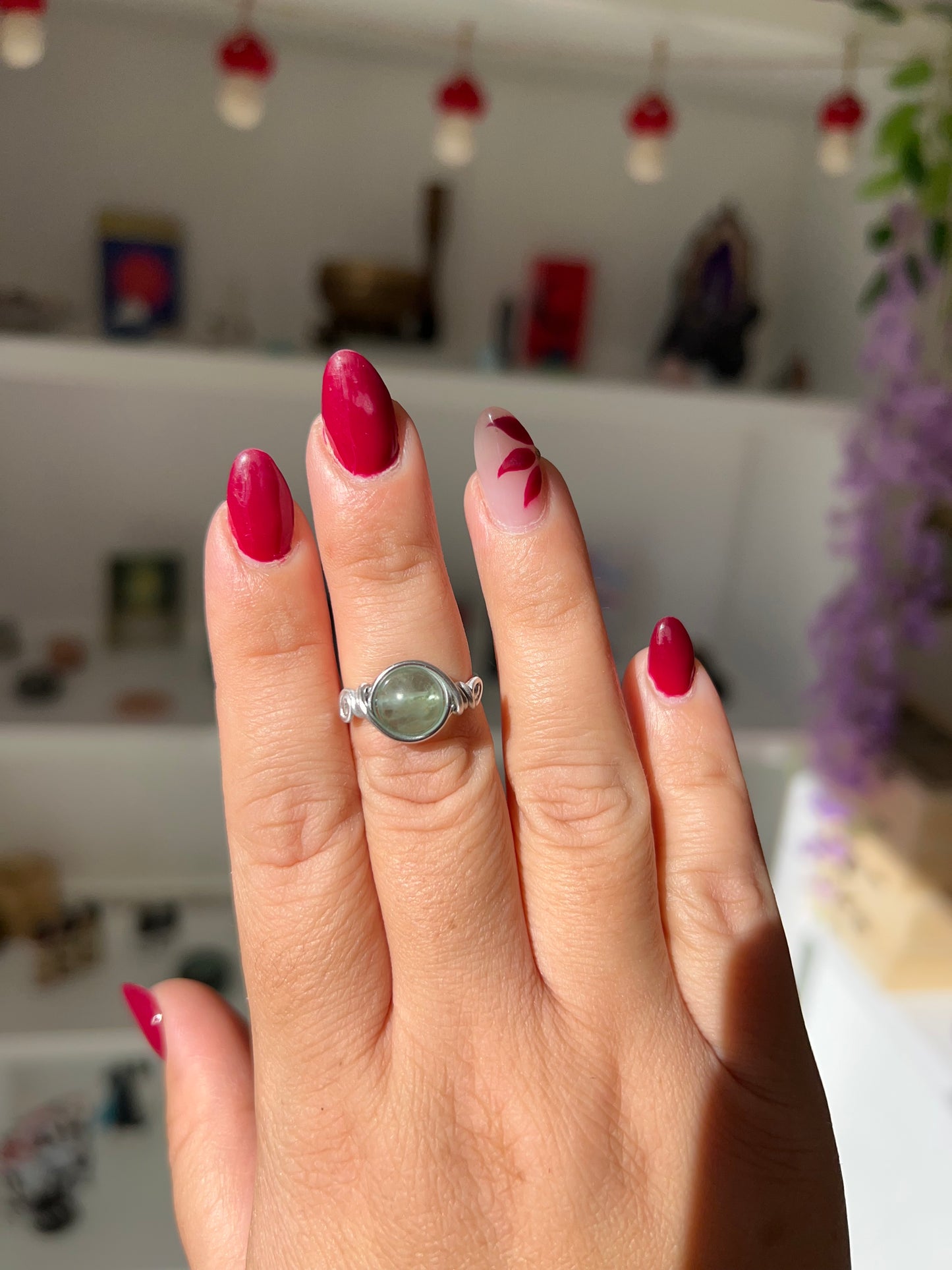 Anello Deva con Fluorite verde🍃