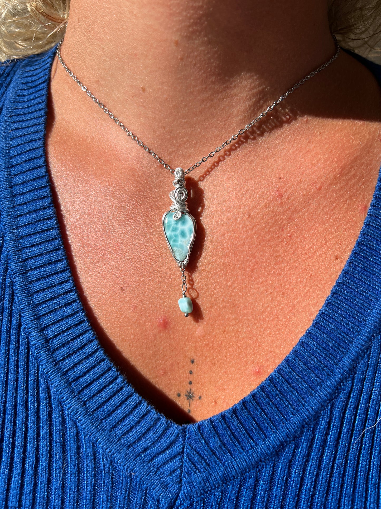 Collana in Larimar 11🌊