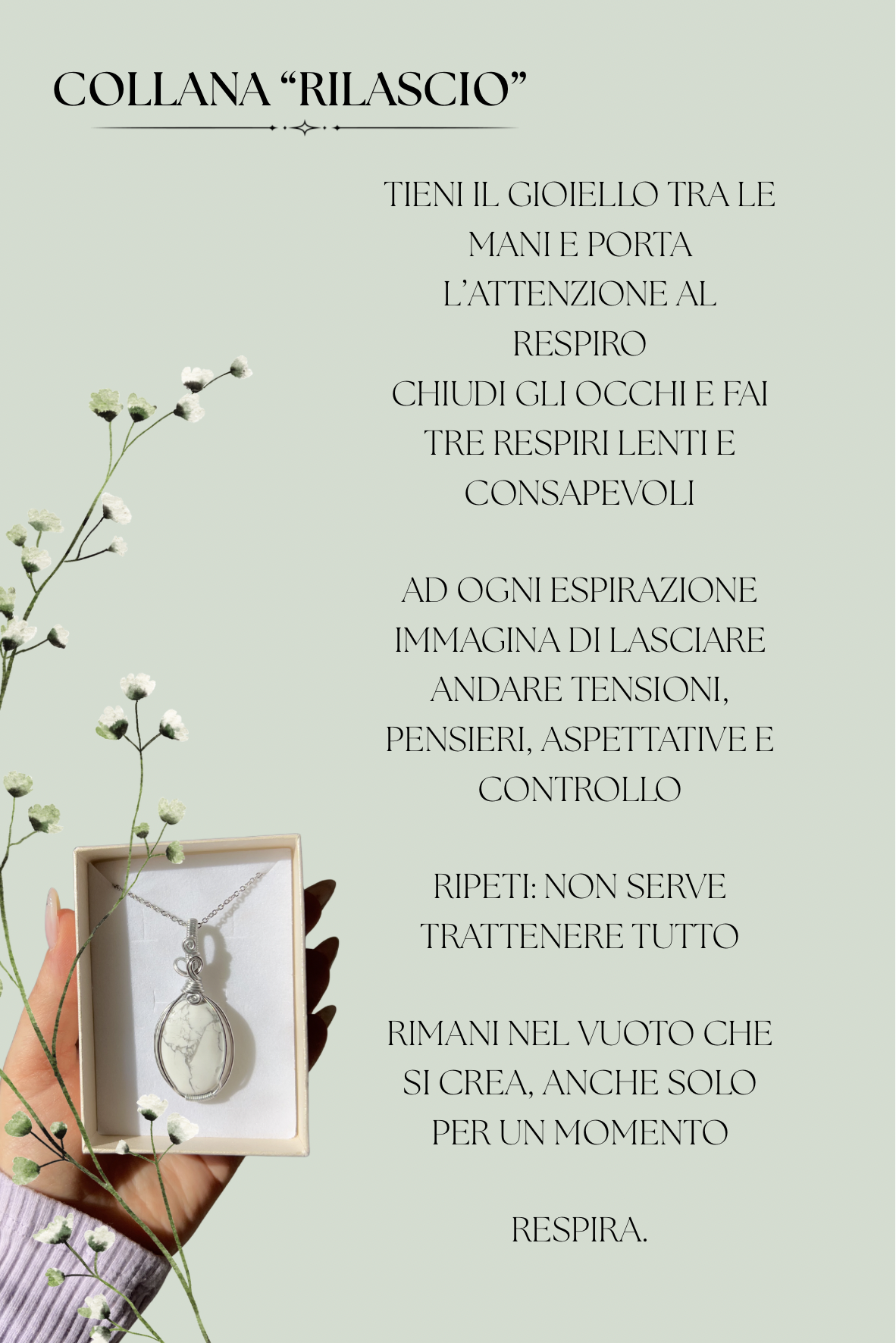 Collana “Rilascio”🤍