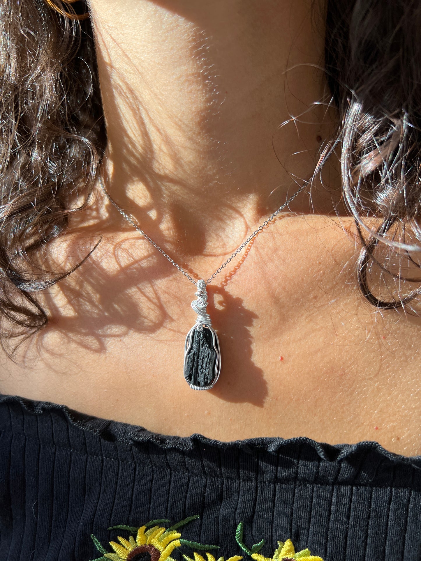 Collana Tormalina grezza