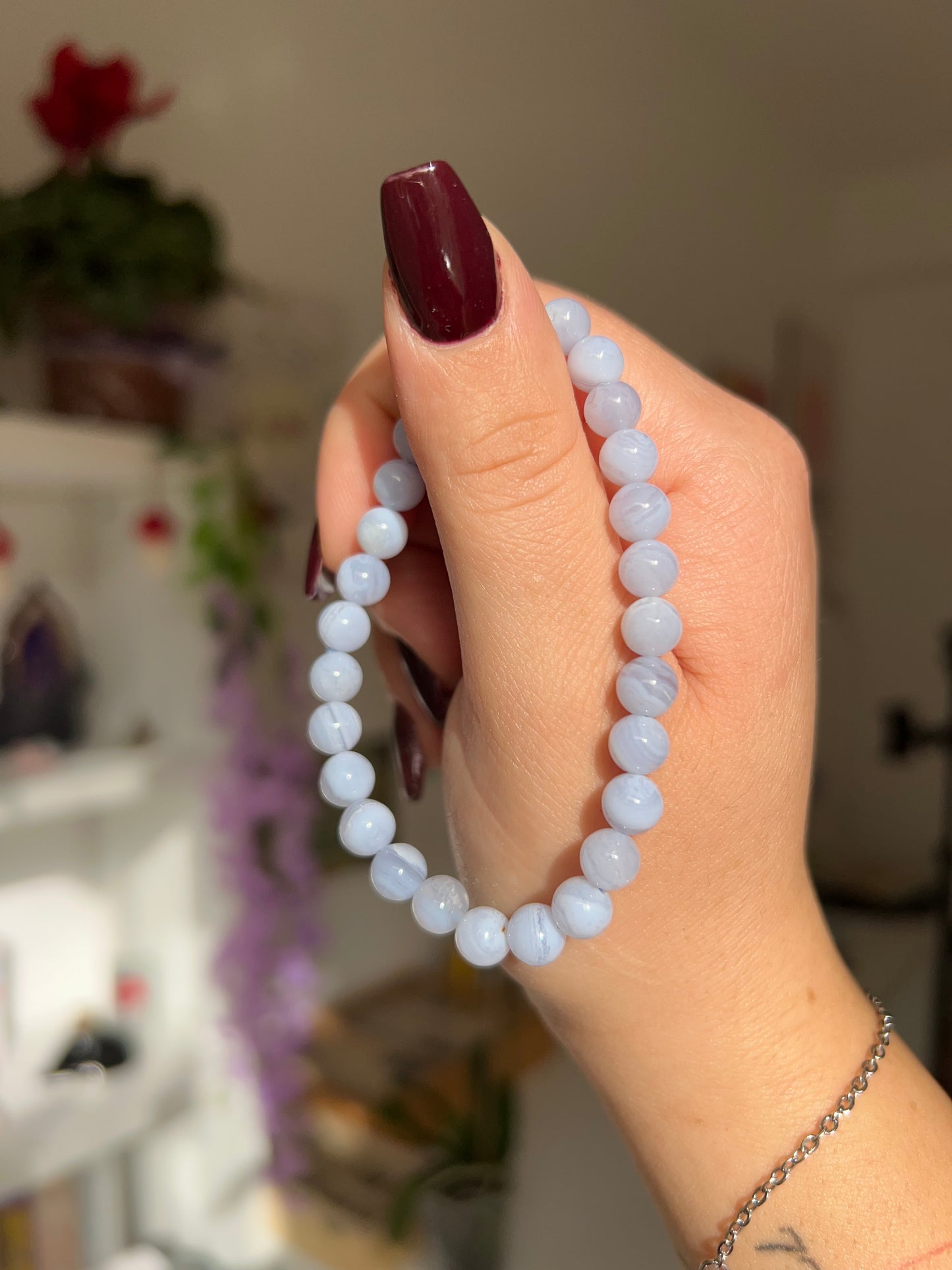 Bracciale in Agata Blue Lace🦋