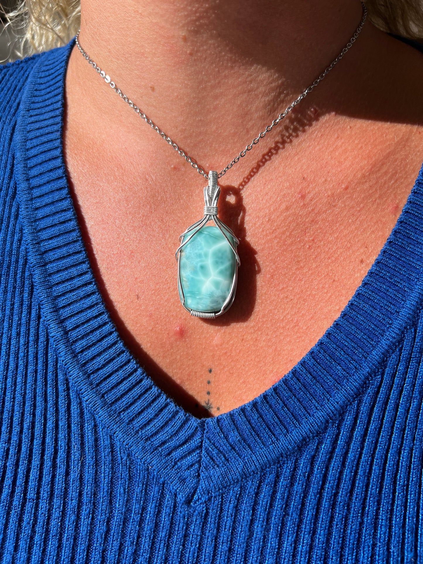 Collana in Larimar 9🌊