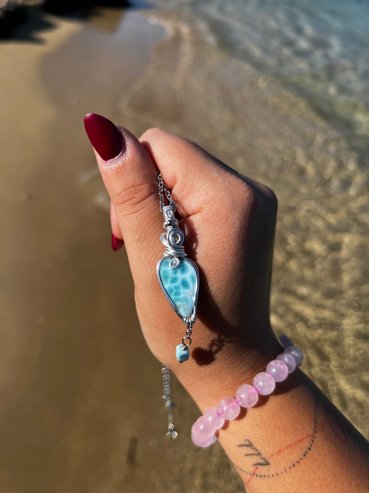 Collana in Larimar 11🌊