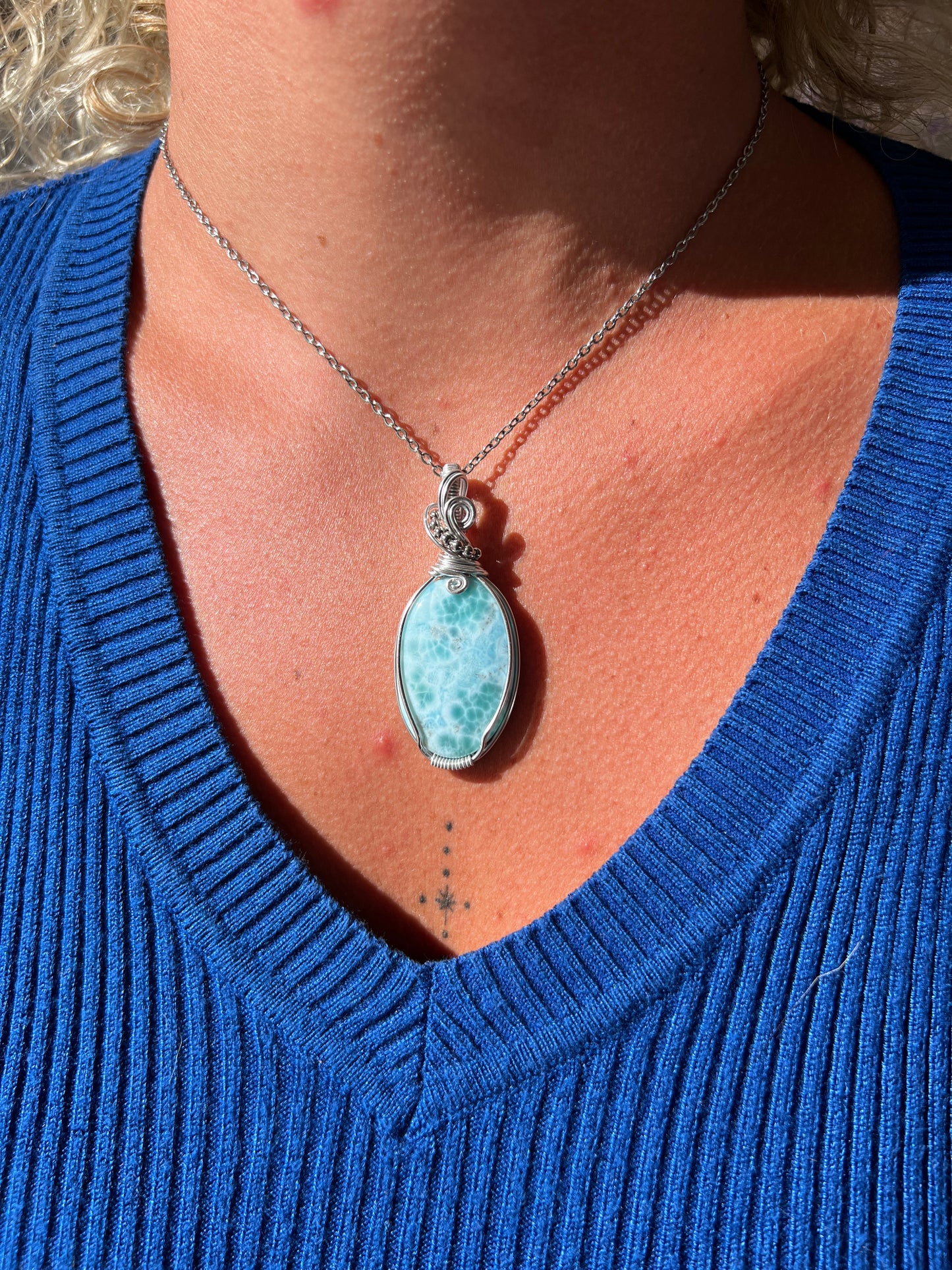 Collana in Larimar 7🌊