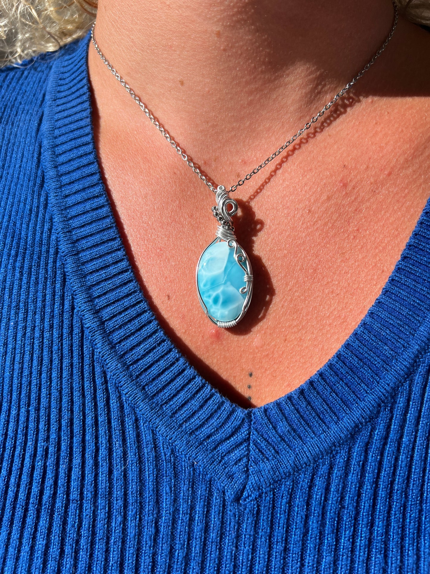 Collana in Larimar 8🌊