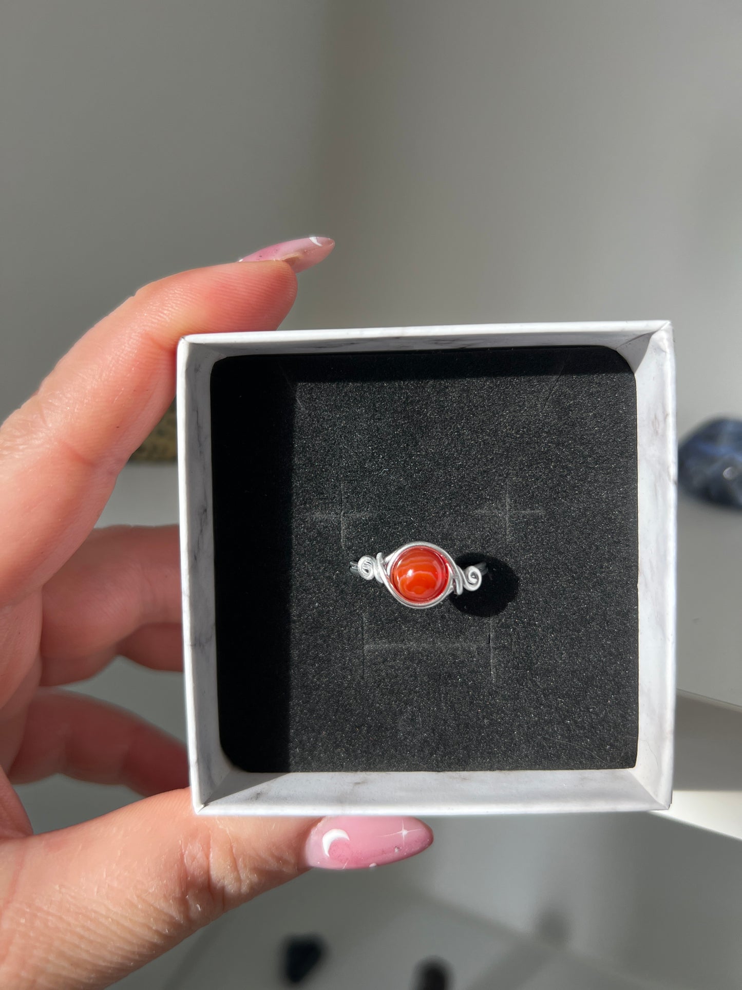 Anello Deva con Corniola