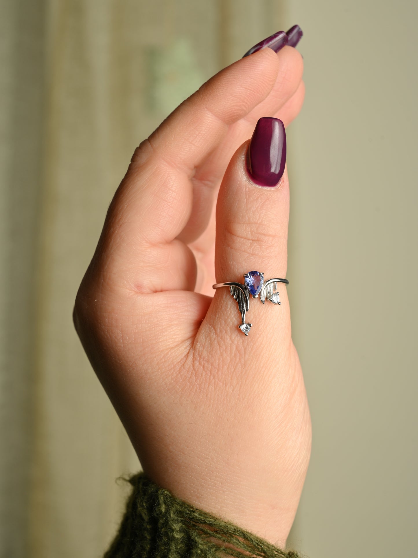 Anello con Tanzanite (argento 925)
