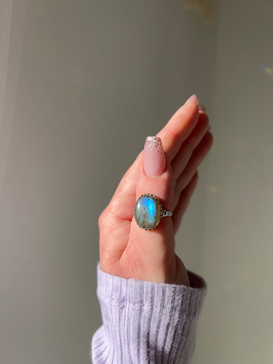 Anello in Labradorite✨(argento 925)