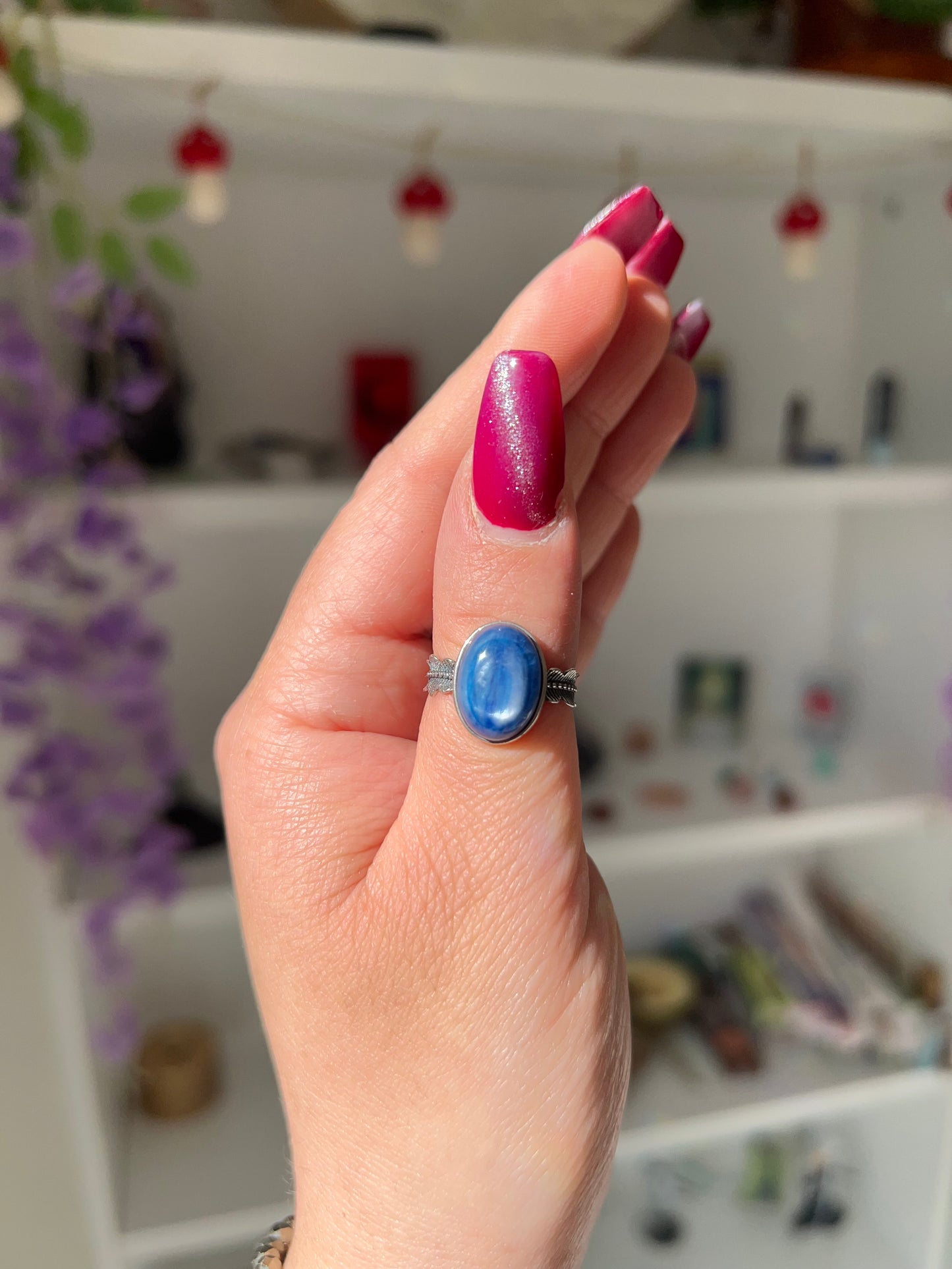 Anello in Cianite 1💙(argento 925)