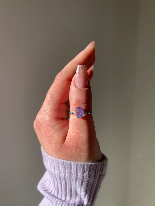 Anello in Quarzo Moon Lavander💜🌙(argento 925)