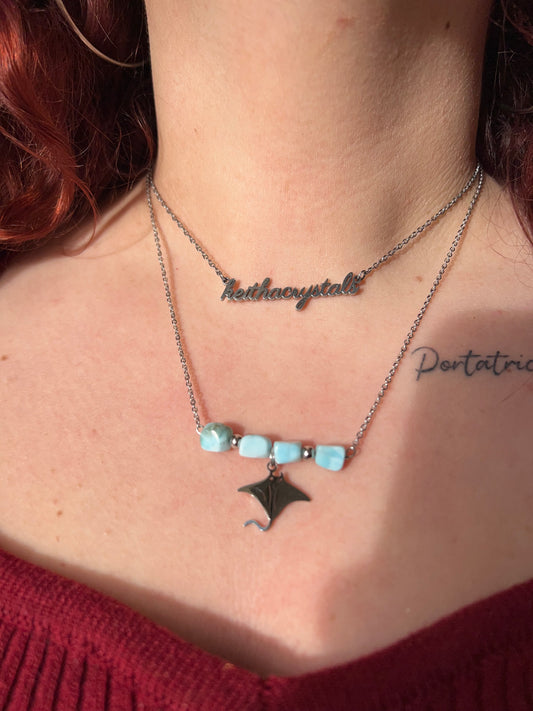 Collana animale guida Manta🌊
