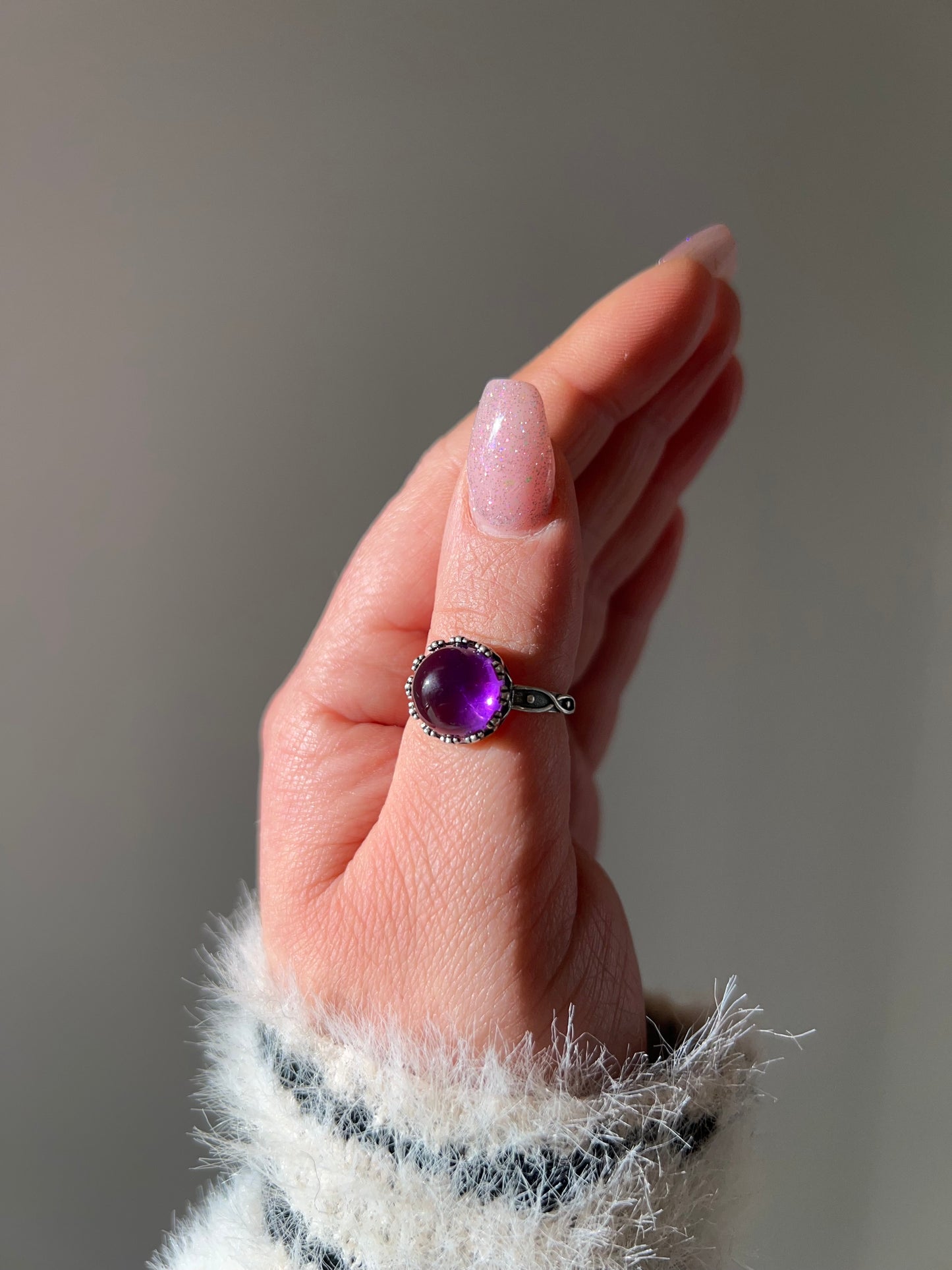 Anello in Ametista 2💜(argento 925)