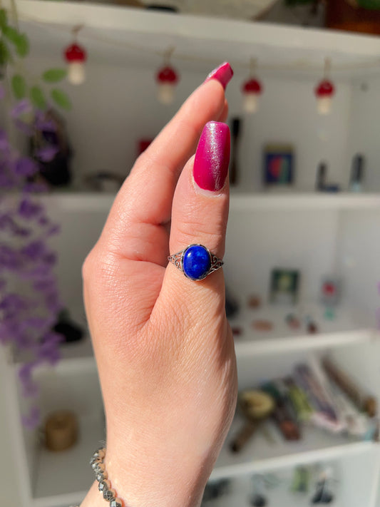 Anello in Lapislazzuli 2🌌(argento 925)