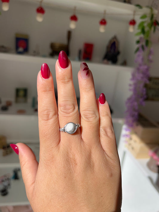 Anello Deva con Howlite🤍