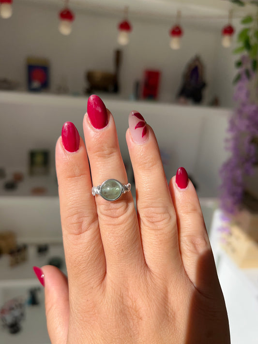 Anello Deva con Fluorite verde🍃