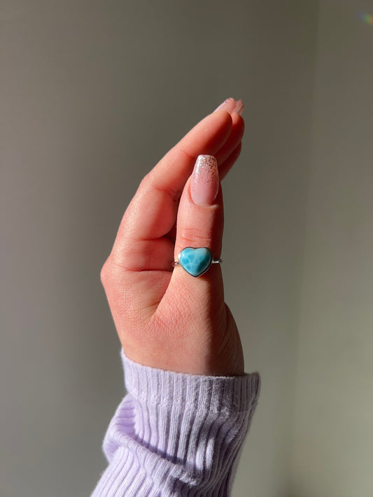 Anello in Larimar 3🌊(argento 925)