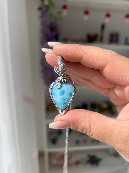 Collana in Larimar 1🐬