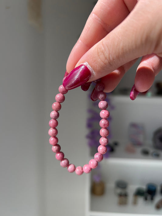 Bracciale in Rodonite