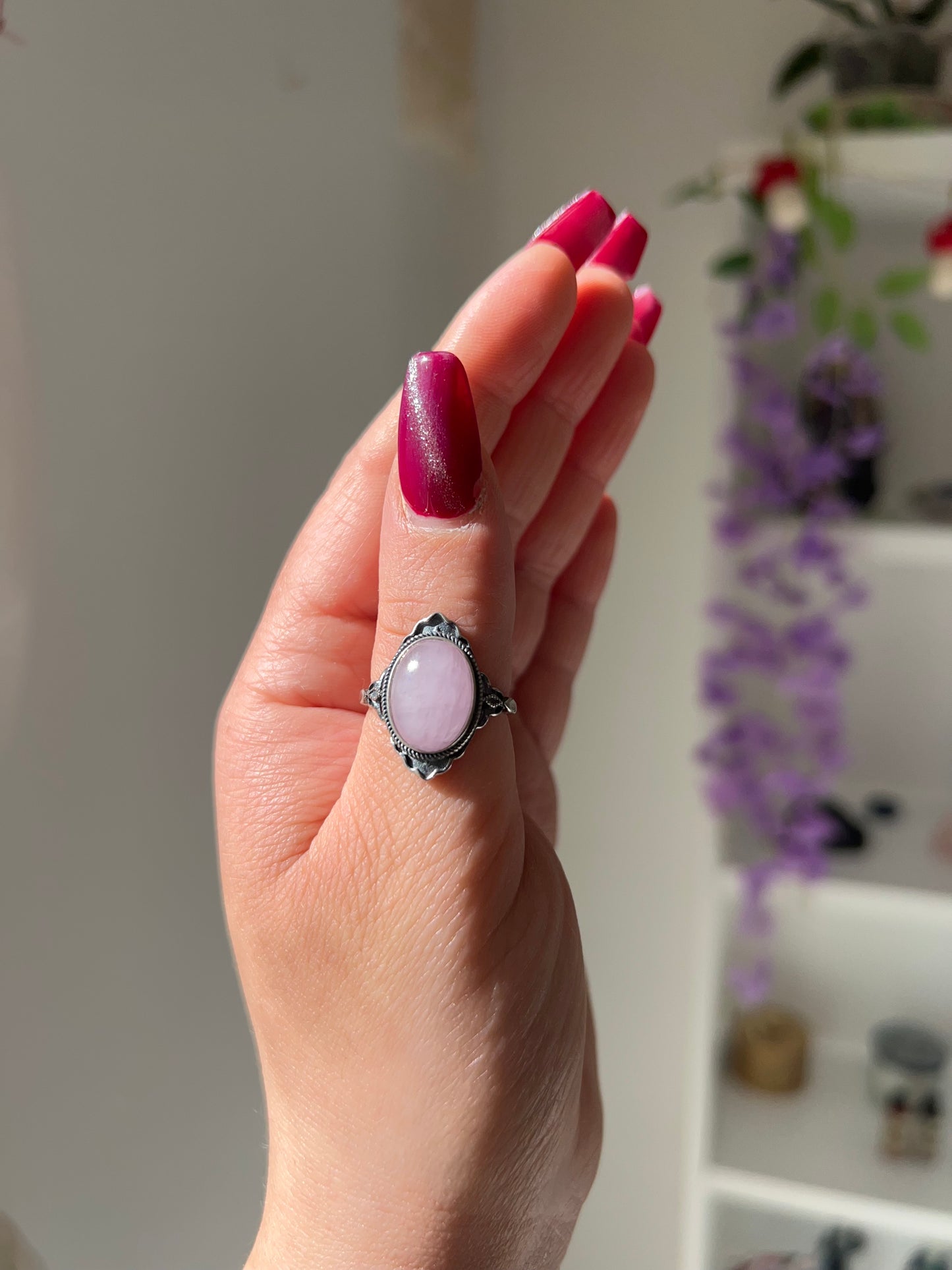 Anello in Kunzite 1💘(argento 925)