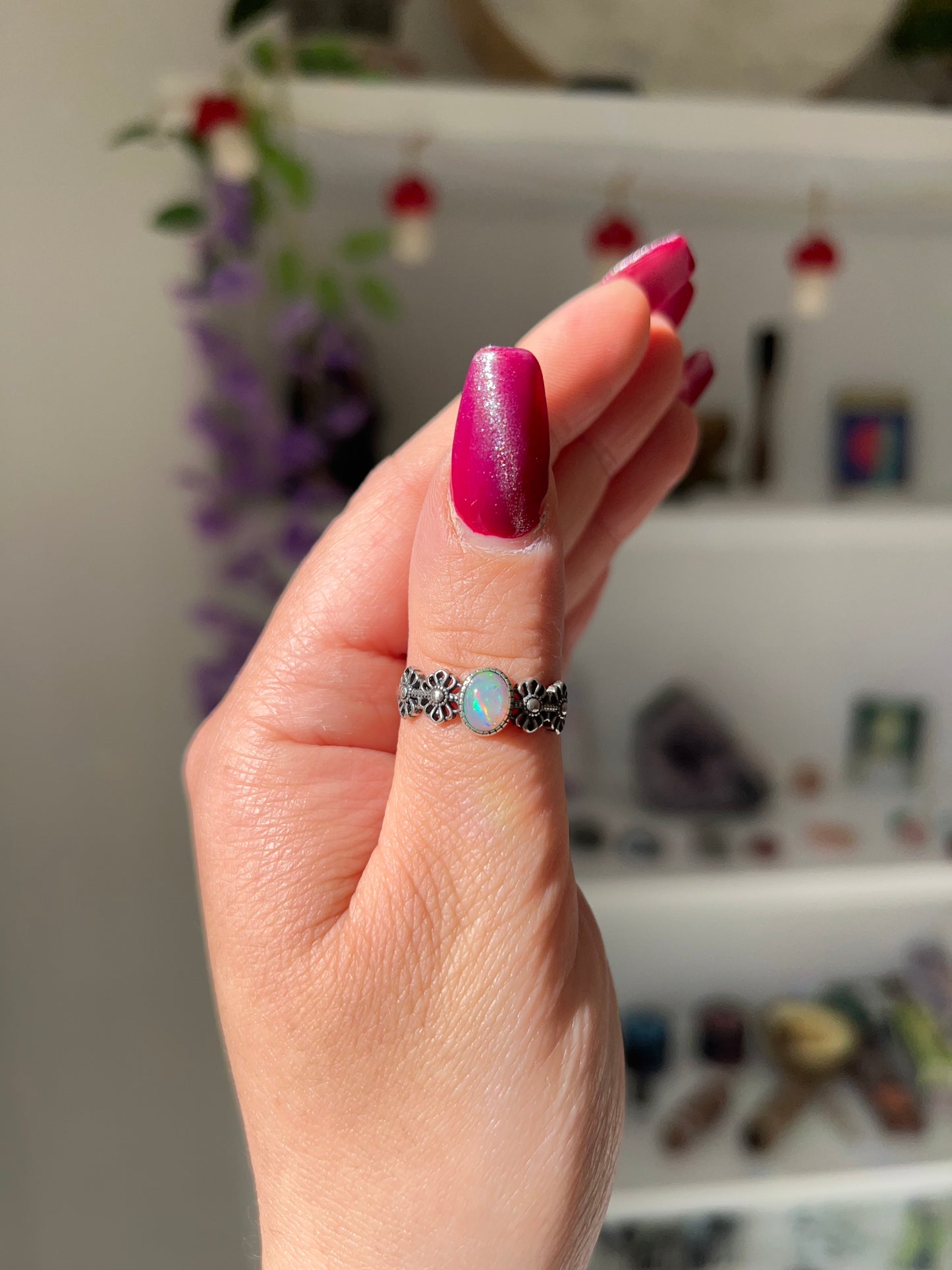 Anello in Opale 1✨(argento 925)