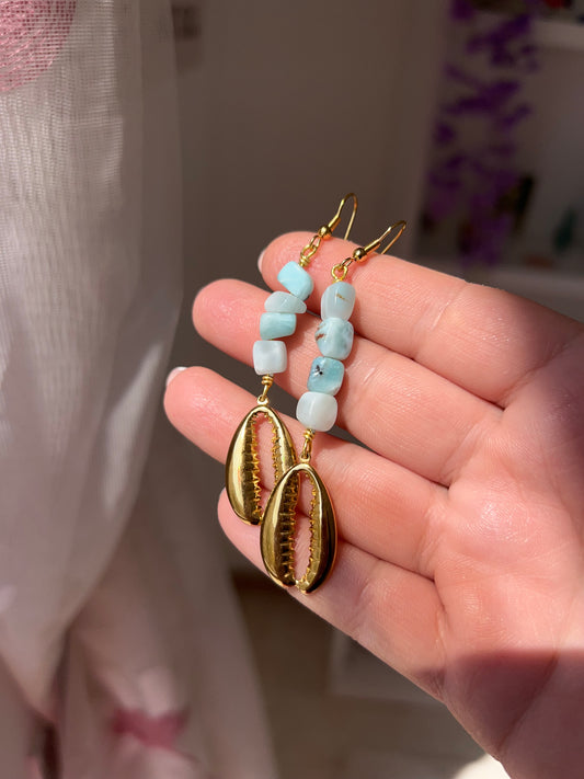 Orecchini in Larimar