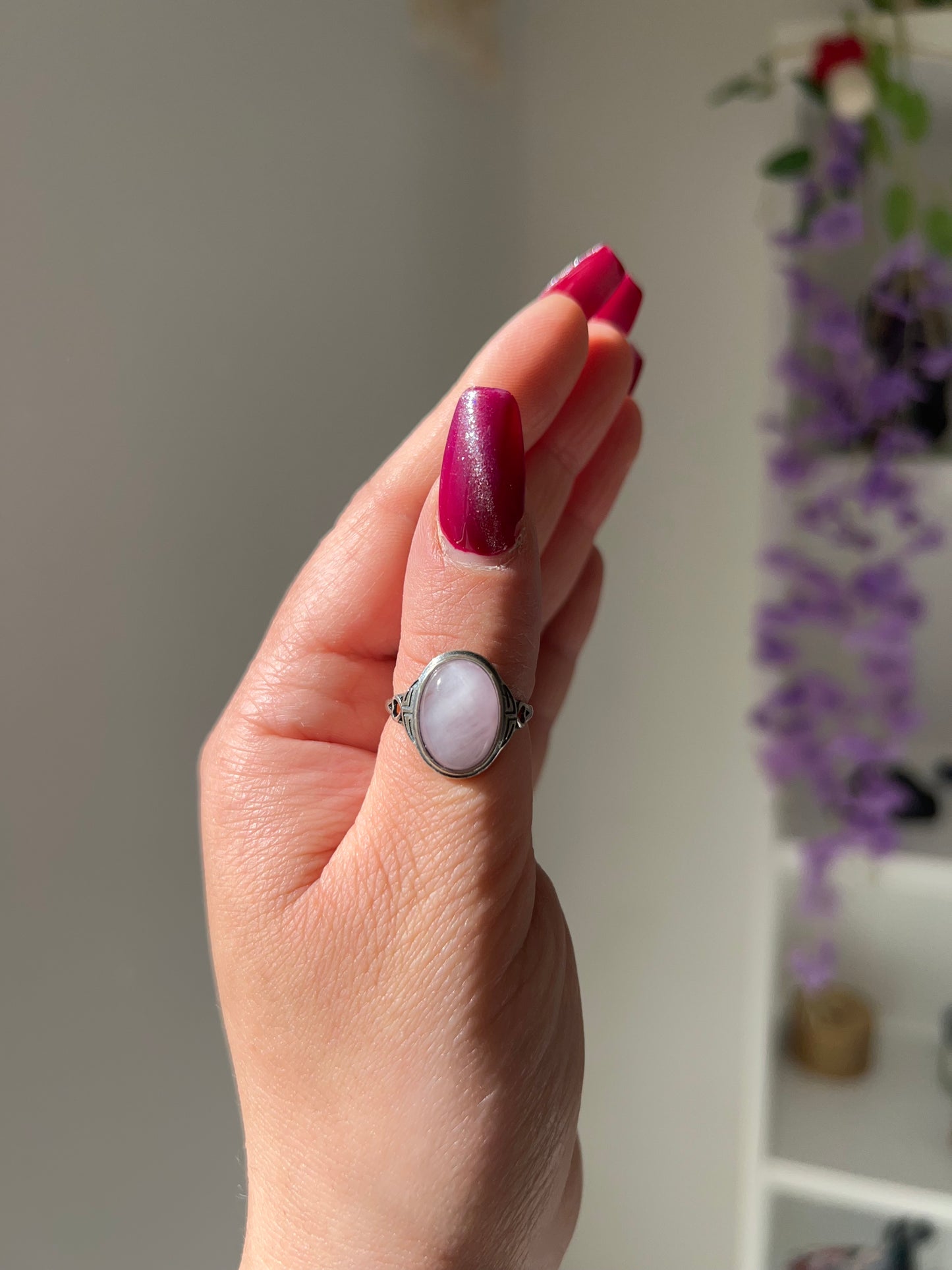 Anello in Kunzite 3💘(argento 925)