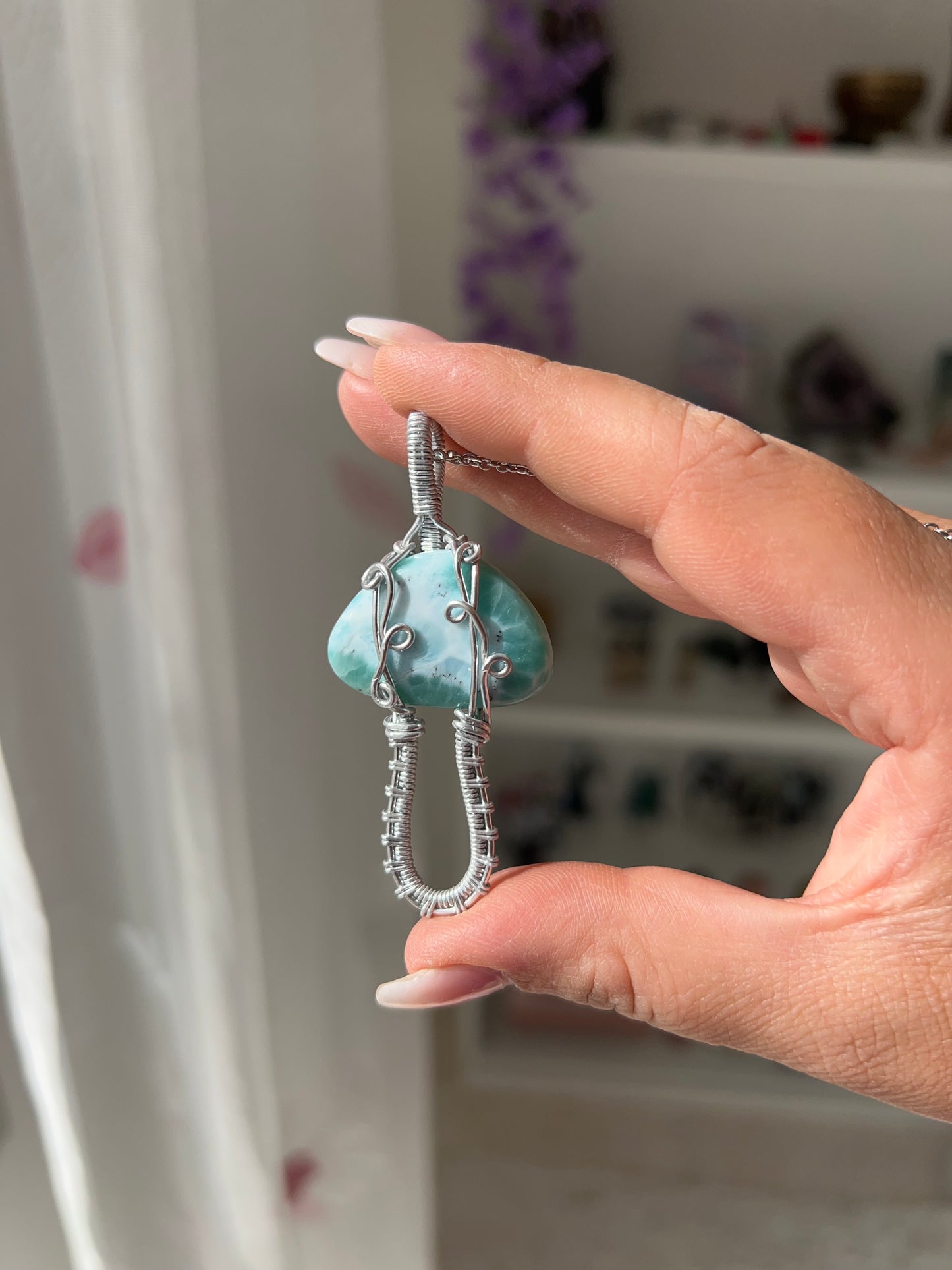 Collana in Larimar 8🐬