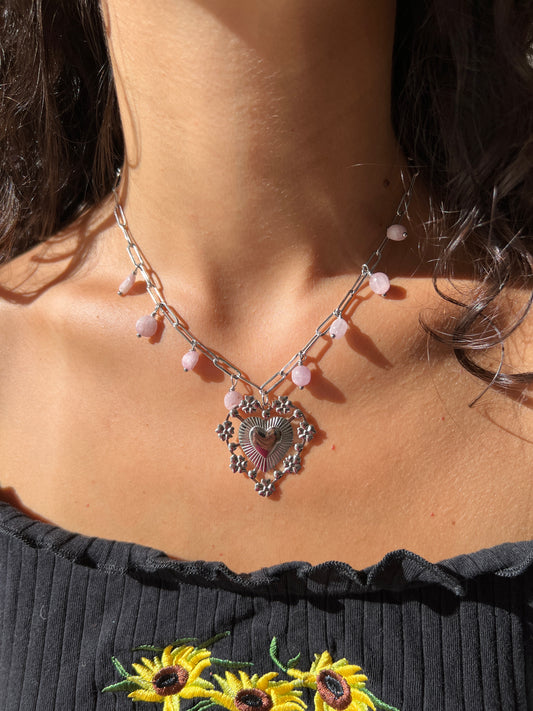Girocollo in Kunzite🌸