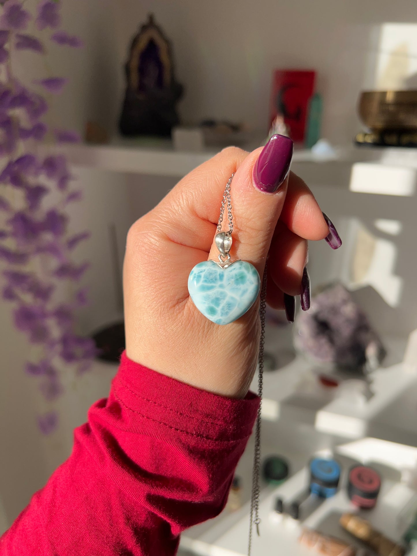 Collana in Larimar 11🌊(argento 925)