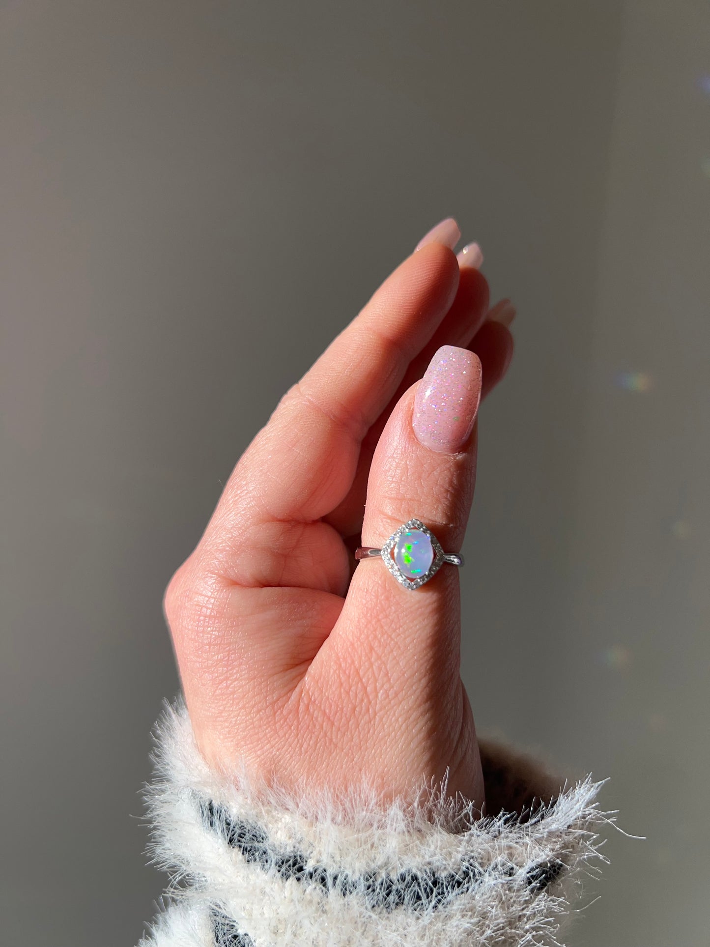 Anello in Opale 2✨(argento 925)