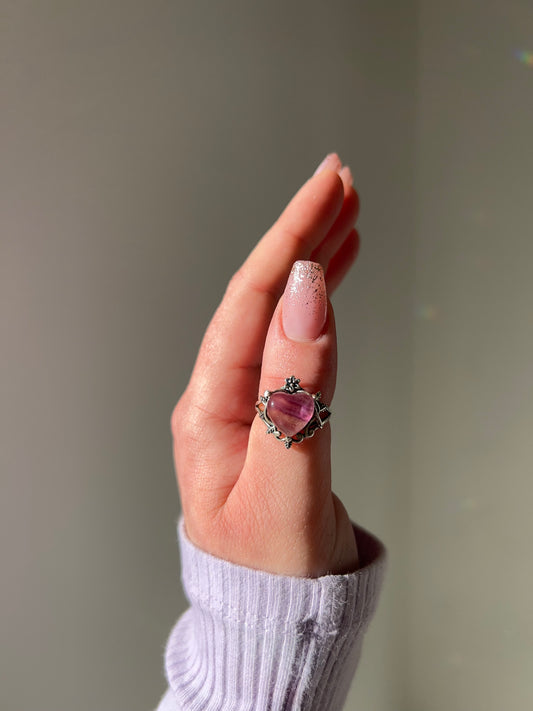 Anello in Fluorite💕(argento 925)