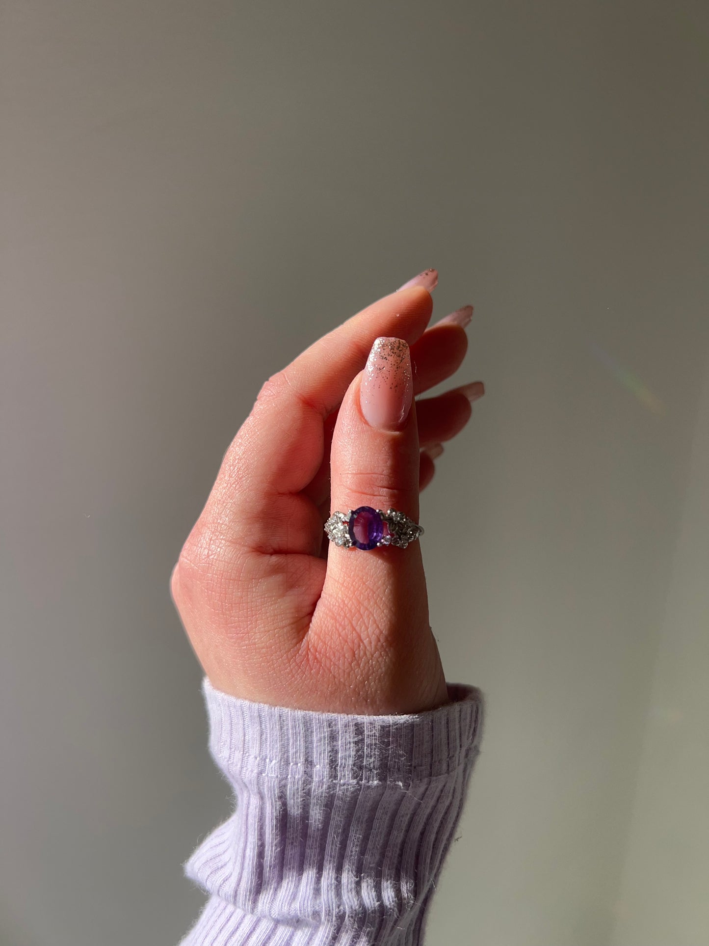Anello Ametista 1💜(argento 925)