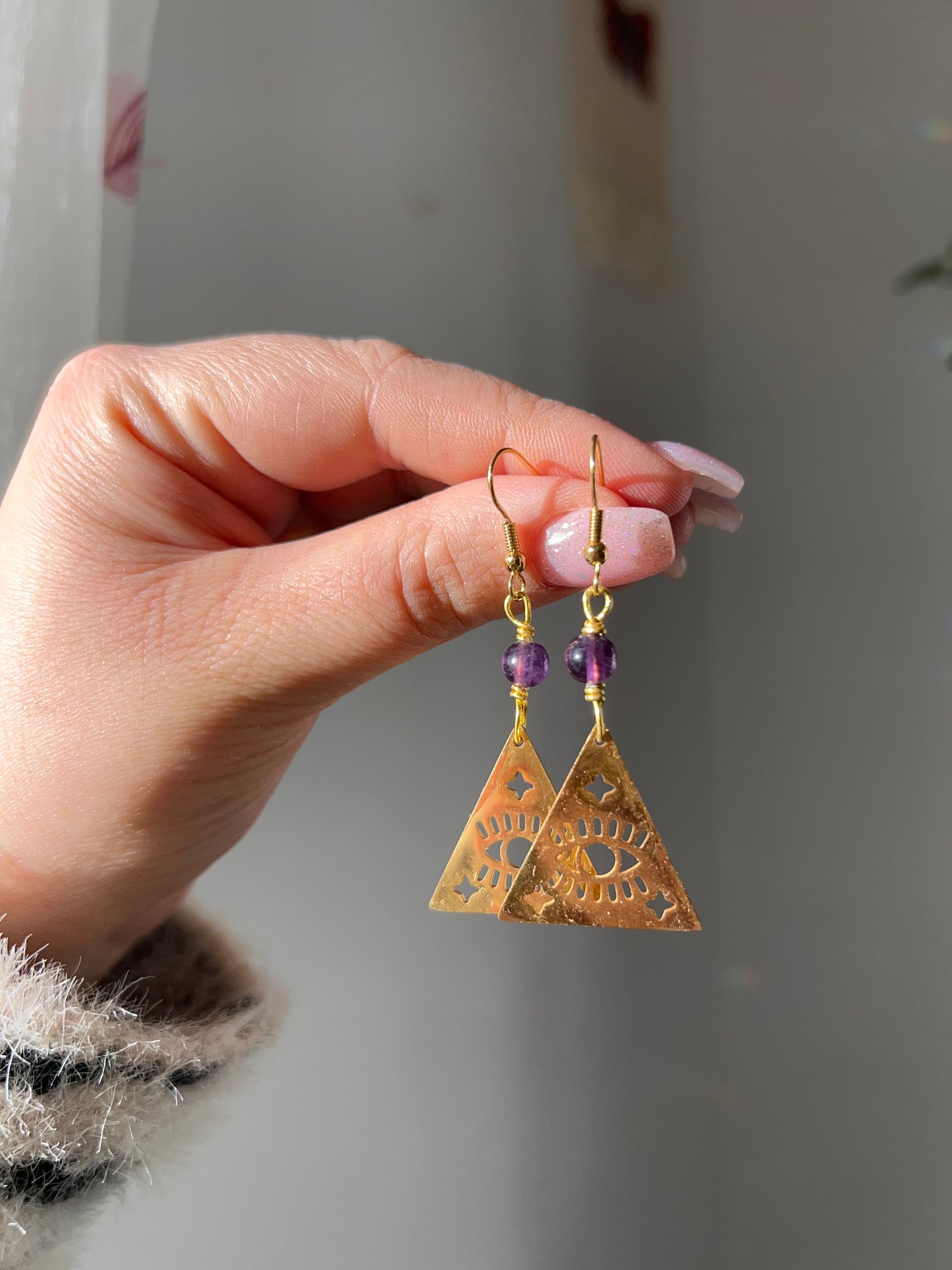 Orecchini con Ametista 2💜