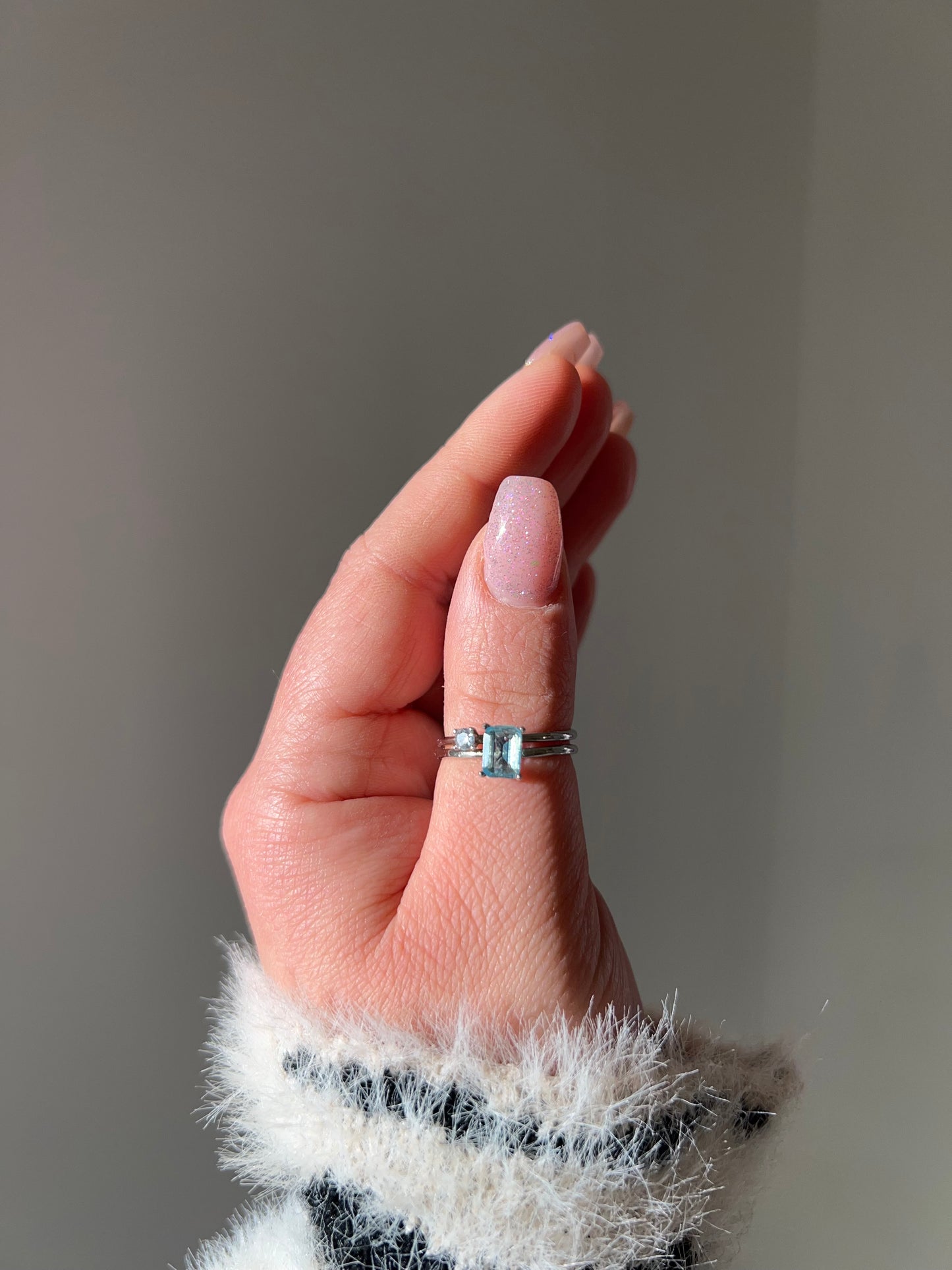 Anello in Acquamarina 🩵(argento 925)