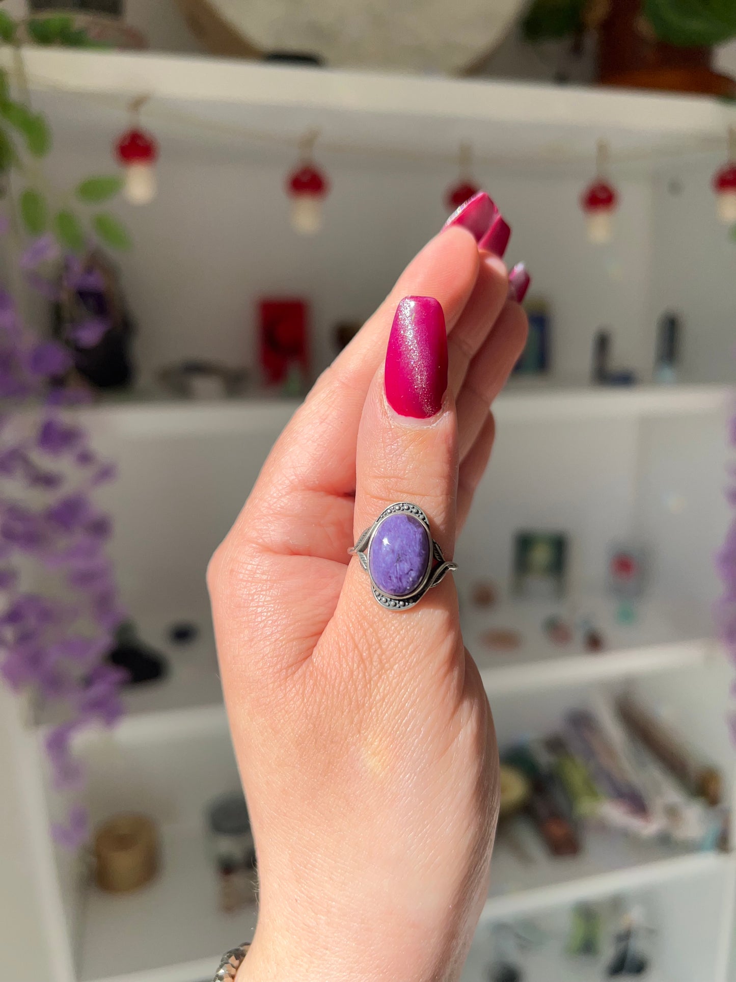 Anello in Charoite 3💜(argento 925)