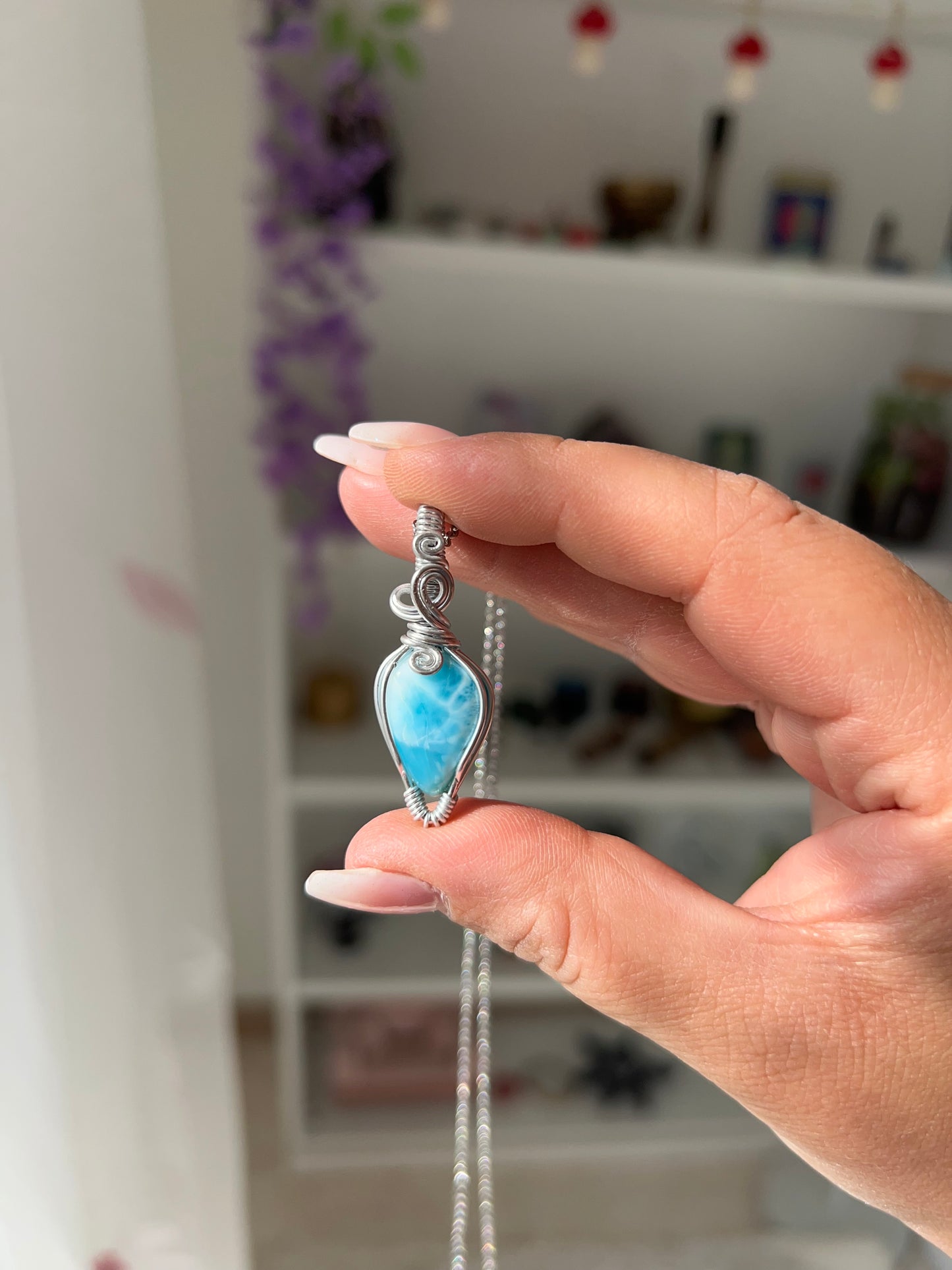 Collana in Larimar 10🐬