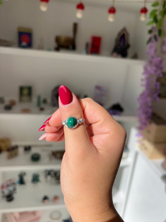 Anello Deva con Malachite🍃