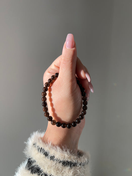 Bracciale in Quarzo Fumé🖤