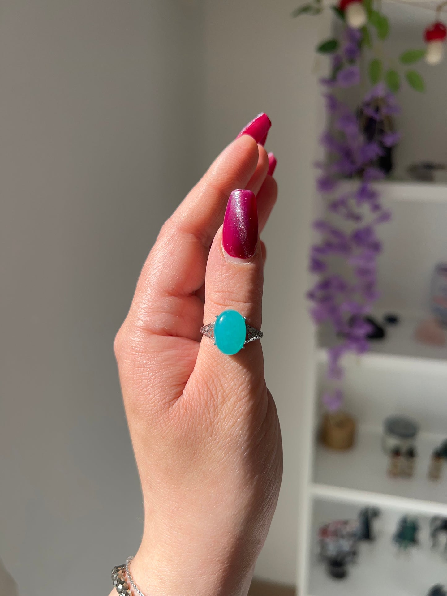 Anello in Amazzonite🌿(argento 925)