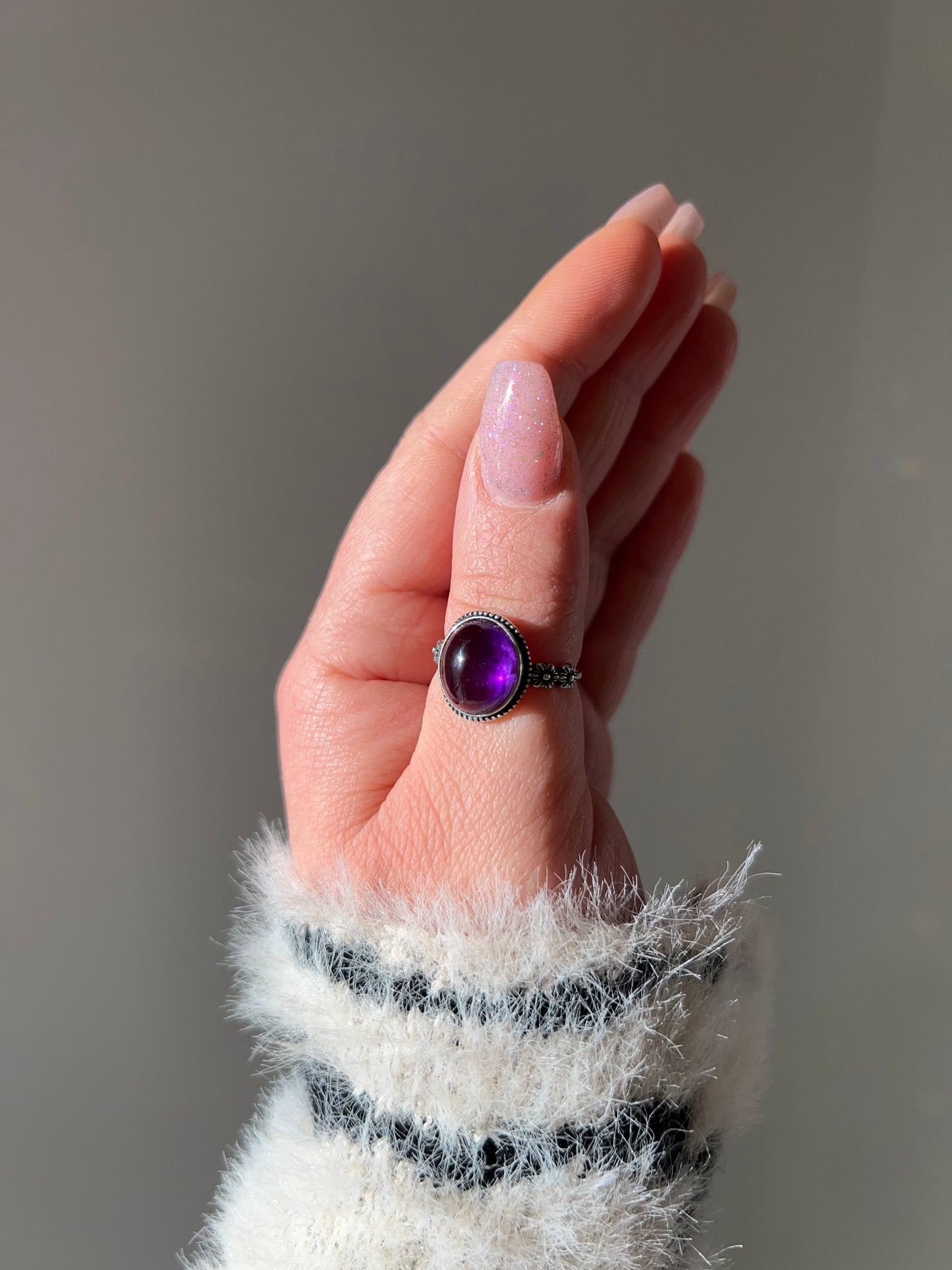 Anello in Ametista 3💜(argento 925)