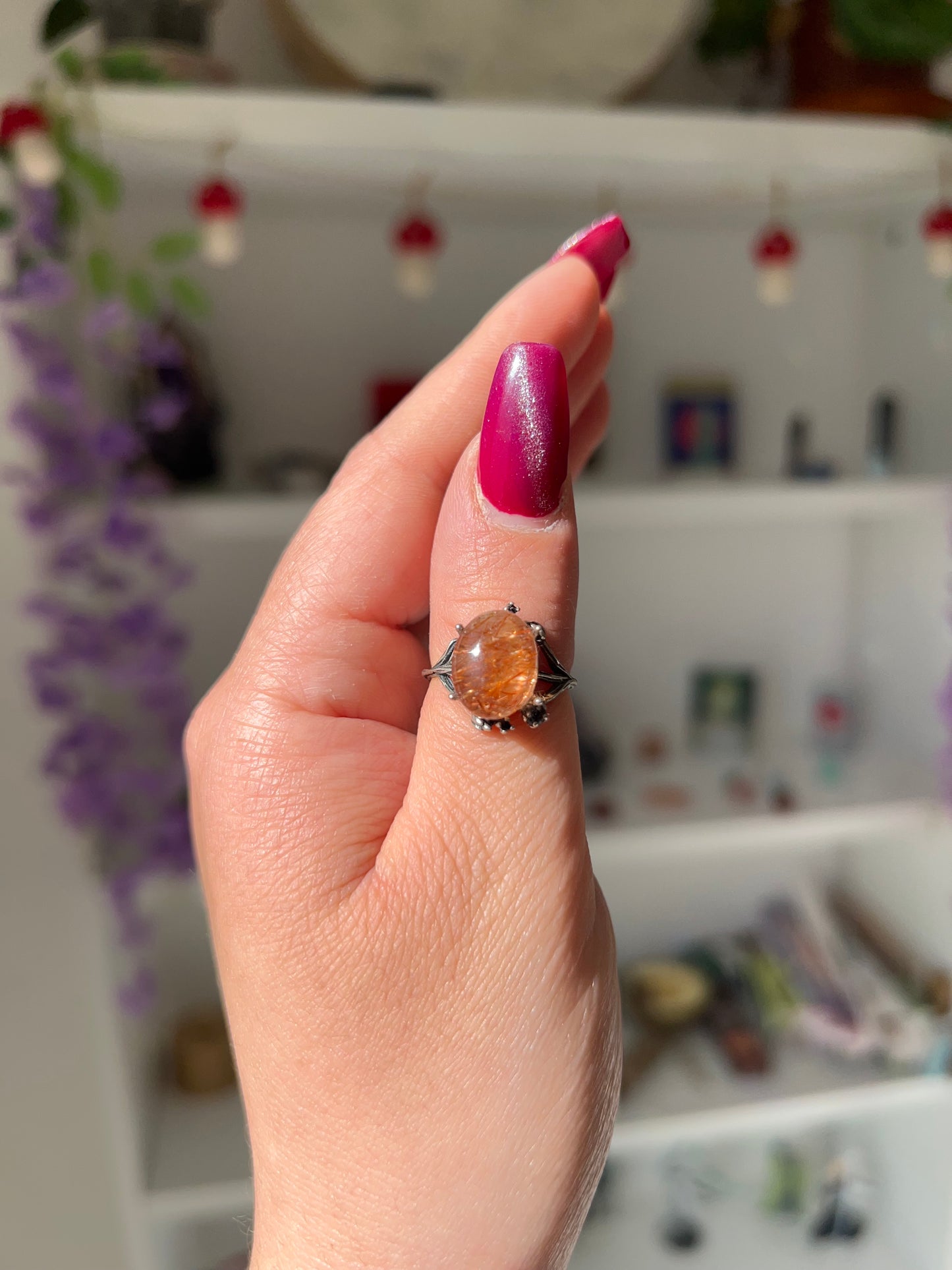 Anello in Quarzo rutilato 2✨(argento 925)