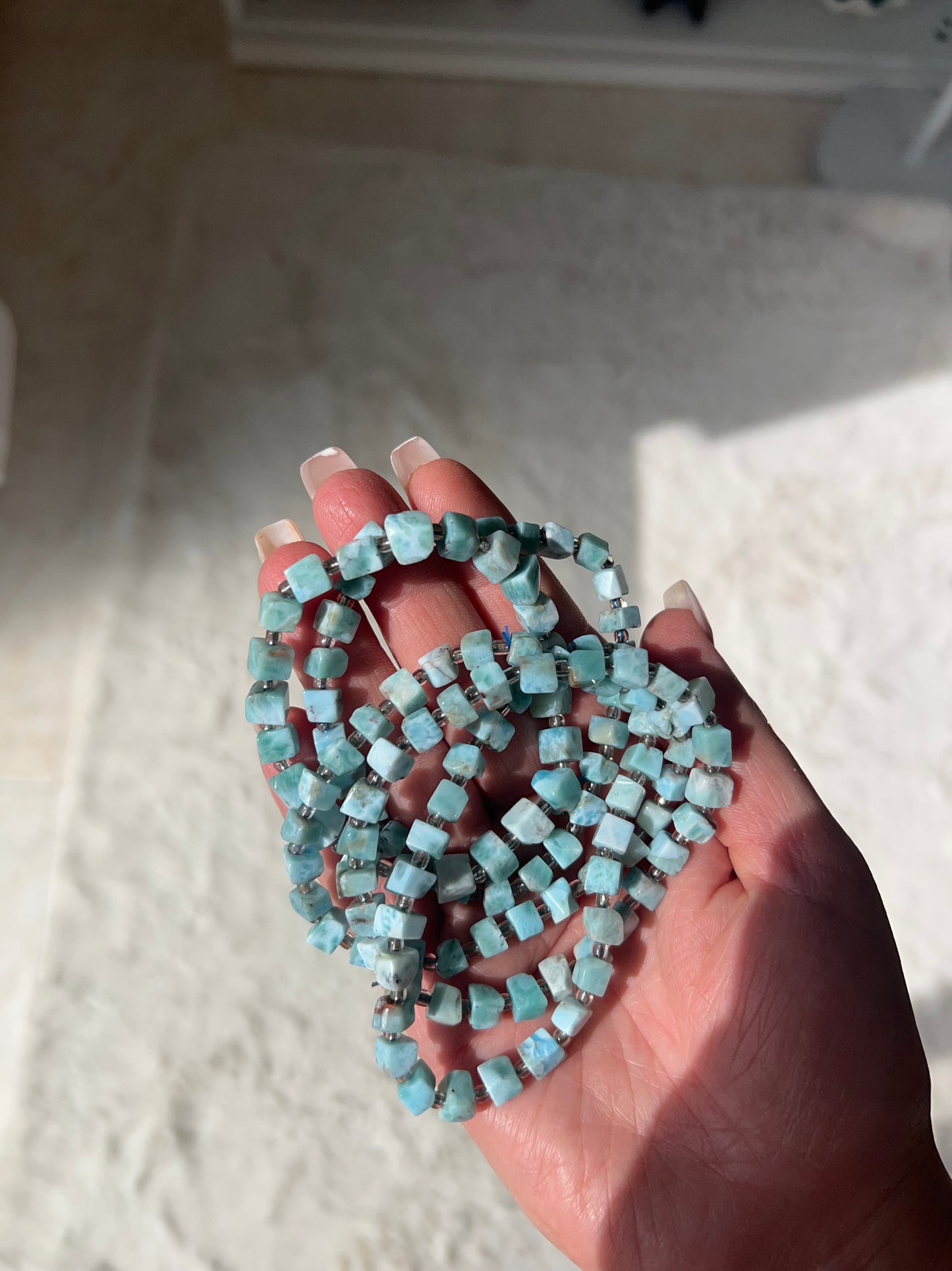 Bracciale square in Larimar🐬