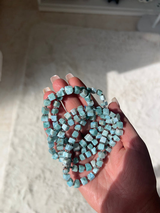 Bracciale square in Larimar🐬