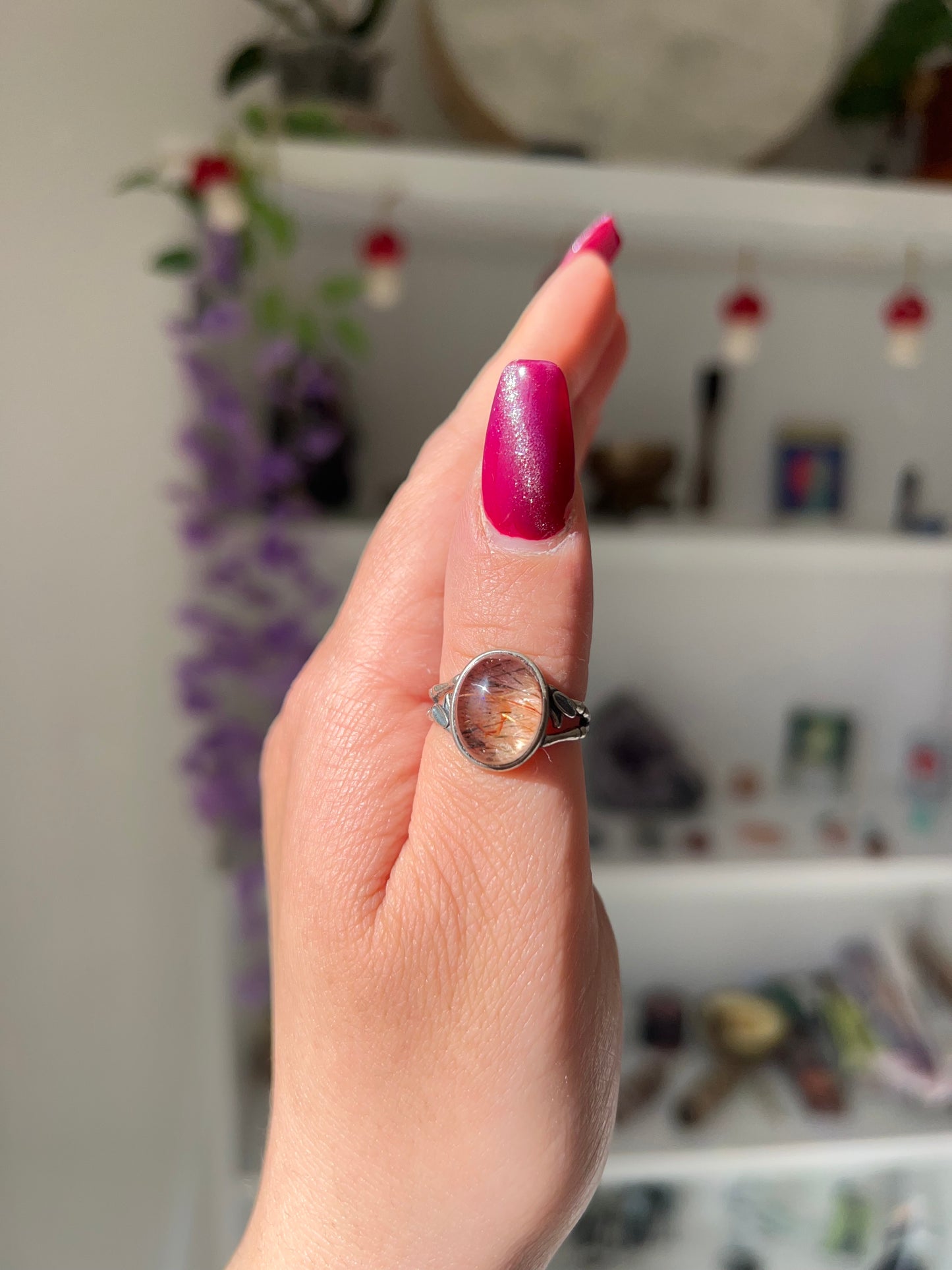 Anello in Quarzo rutilato 1✨(argento 925)